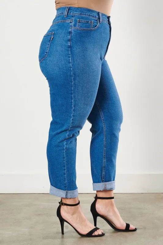Plus Size Boyfriend Jeans