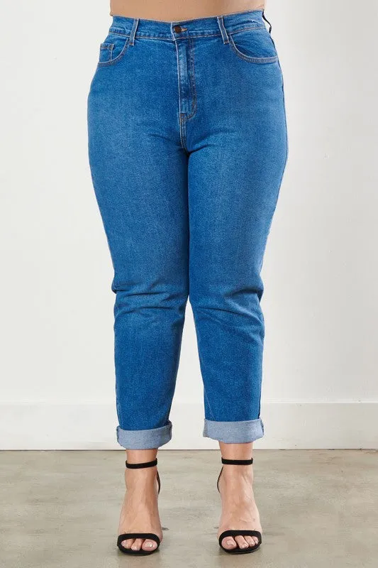 Plus Size Boyfriend Jeans