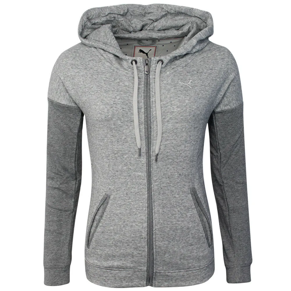 Puma Style Womens Grey Track Jacket