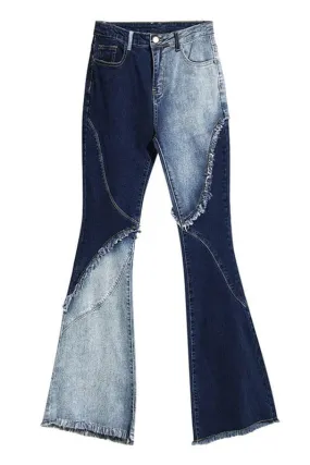 PZ723 High Waist Flared Jeans