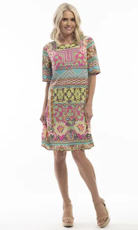 Rayon Dress Contemporary Iruya