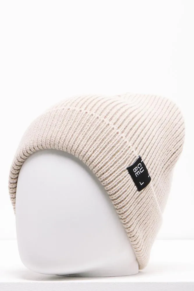 Rib Beanie Natural