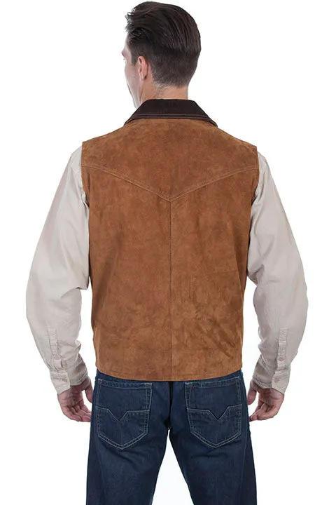 Scully Men's Suede Concealed Carry Vest