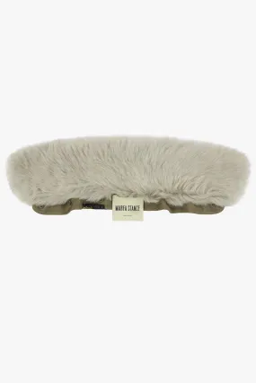 Shearling Collar - Pale Jade Long Hair