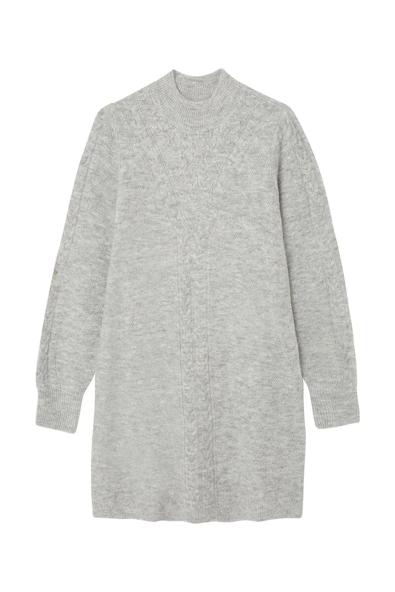 Short jersey-knit knit dress
