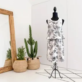 Silk Drawstring Dress