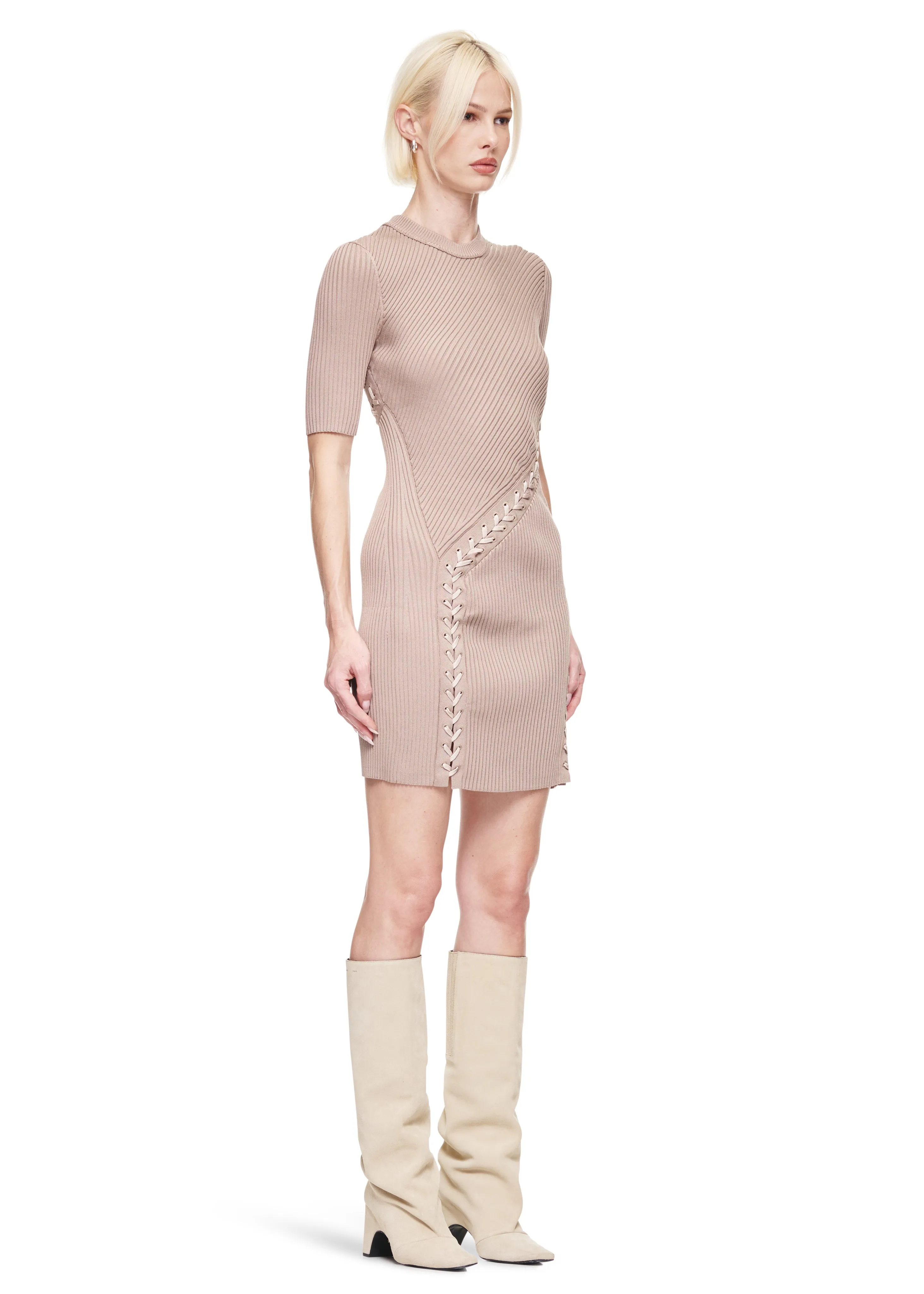 Simkhai Gilly Lace Up Mini