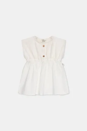Slub sleeveless baby dress