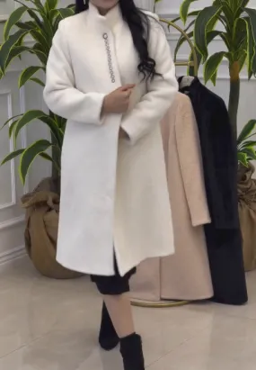 Solid Color Soft Coat