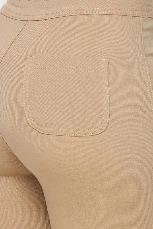 Solid Stretch Pants