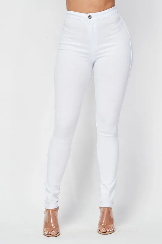 Solid Stretch Pants