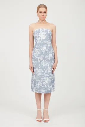 Strapless Midi Dress