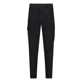 Stretch Sateen Cargo Pants Black