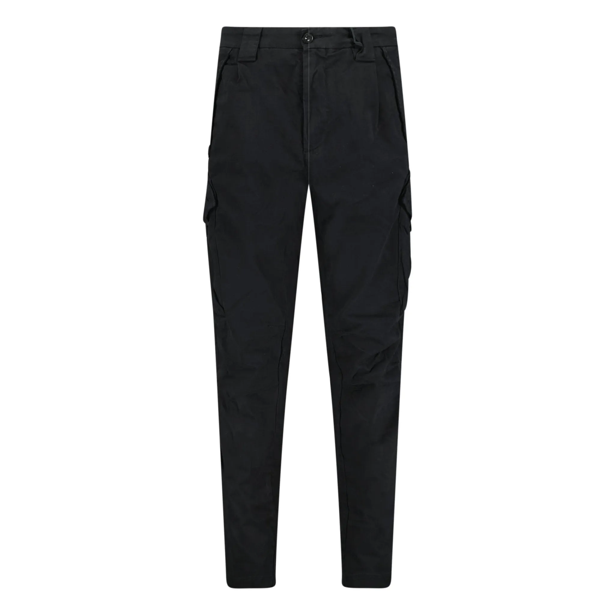 Stretch Sateen Cargo Pants Black