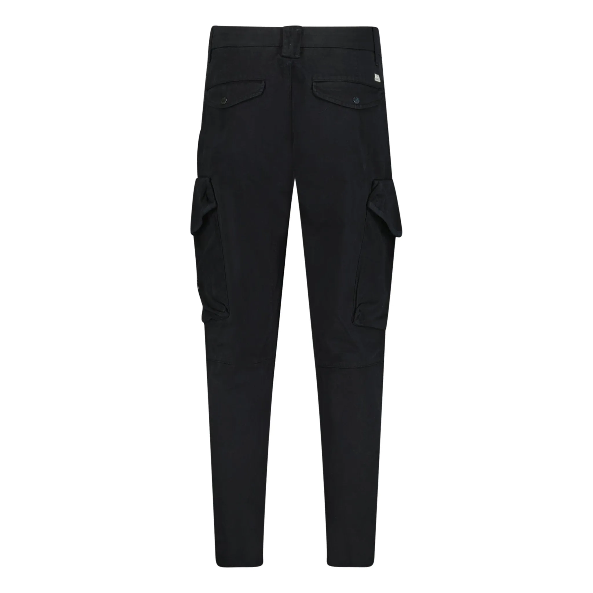 Stretch Sateen Cargo Pants Black