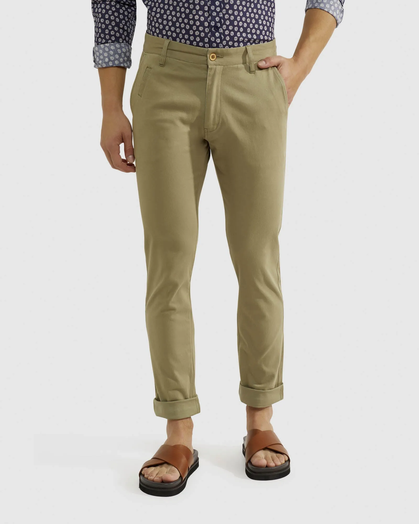 Stretch Skinny Fit Organic Cotton Chinos