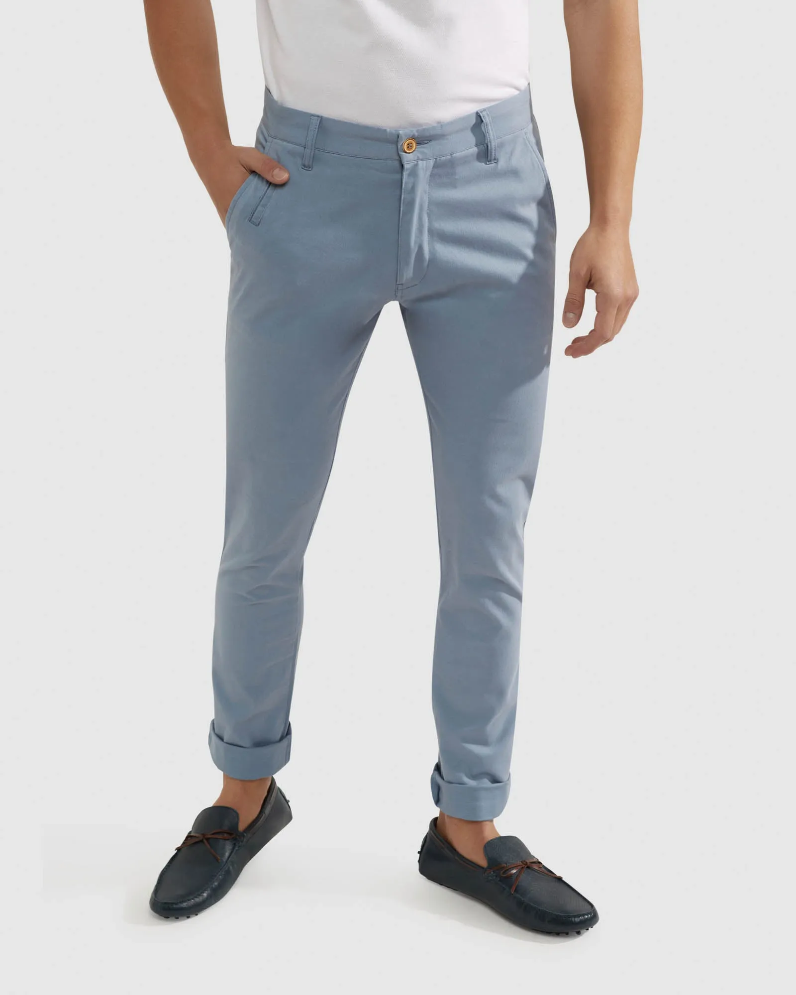 Stretch Skinny Fit Organic Cotton Chinos