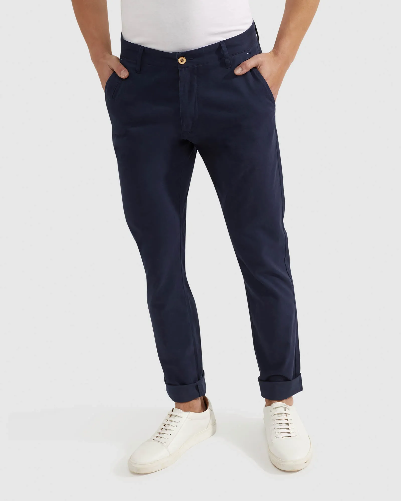 Stretch Skinny Fit Organic Cotton Chinos
