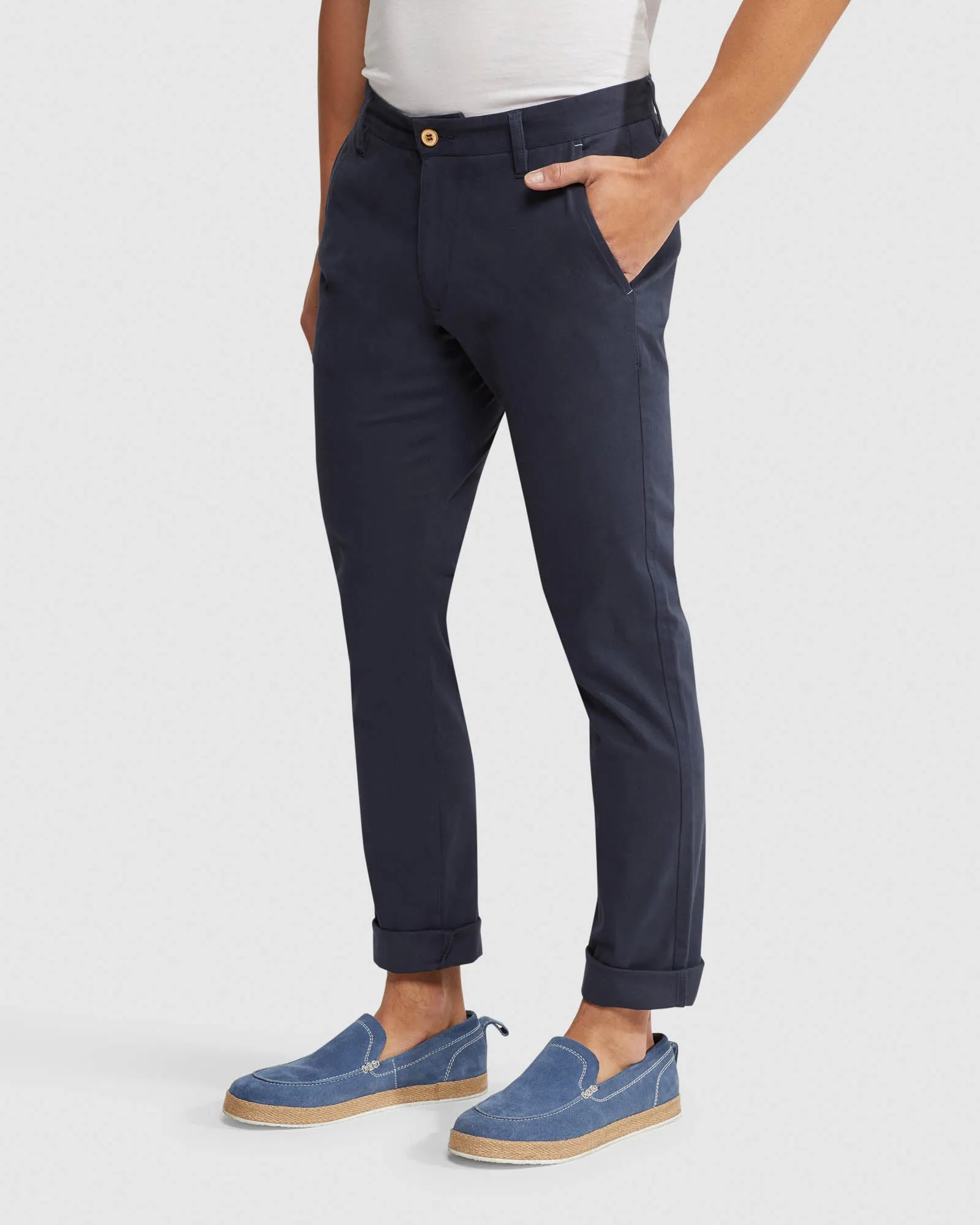 Stretch Skinny Fit Organic Cotton Chinos