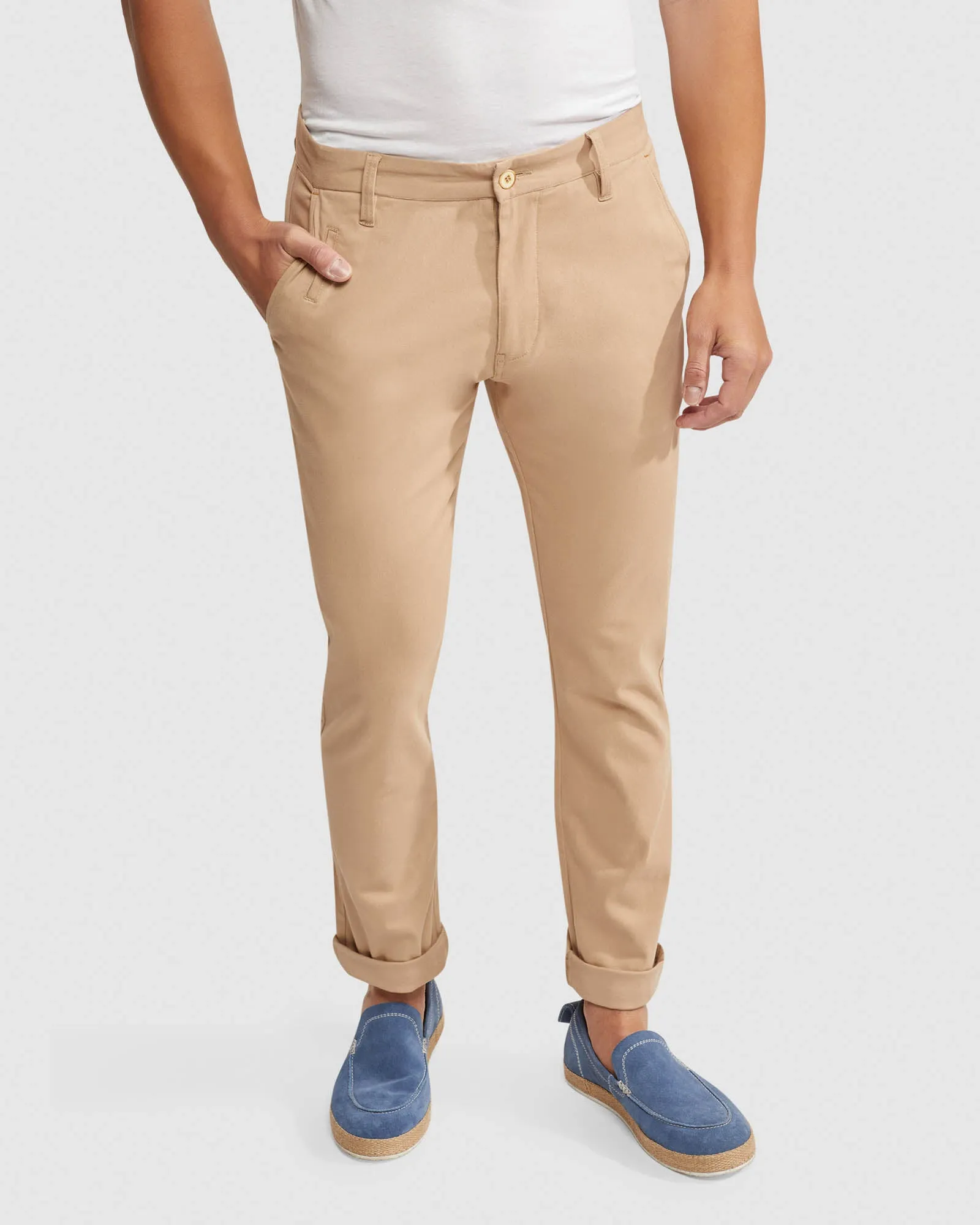 Stretch Skinny Fit Organic Cotton Chinos