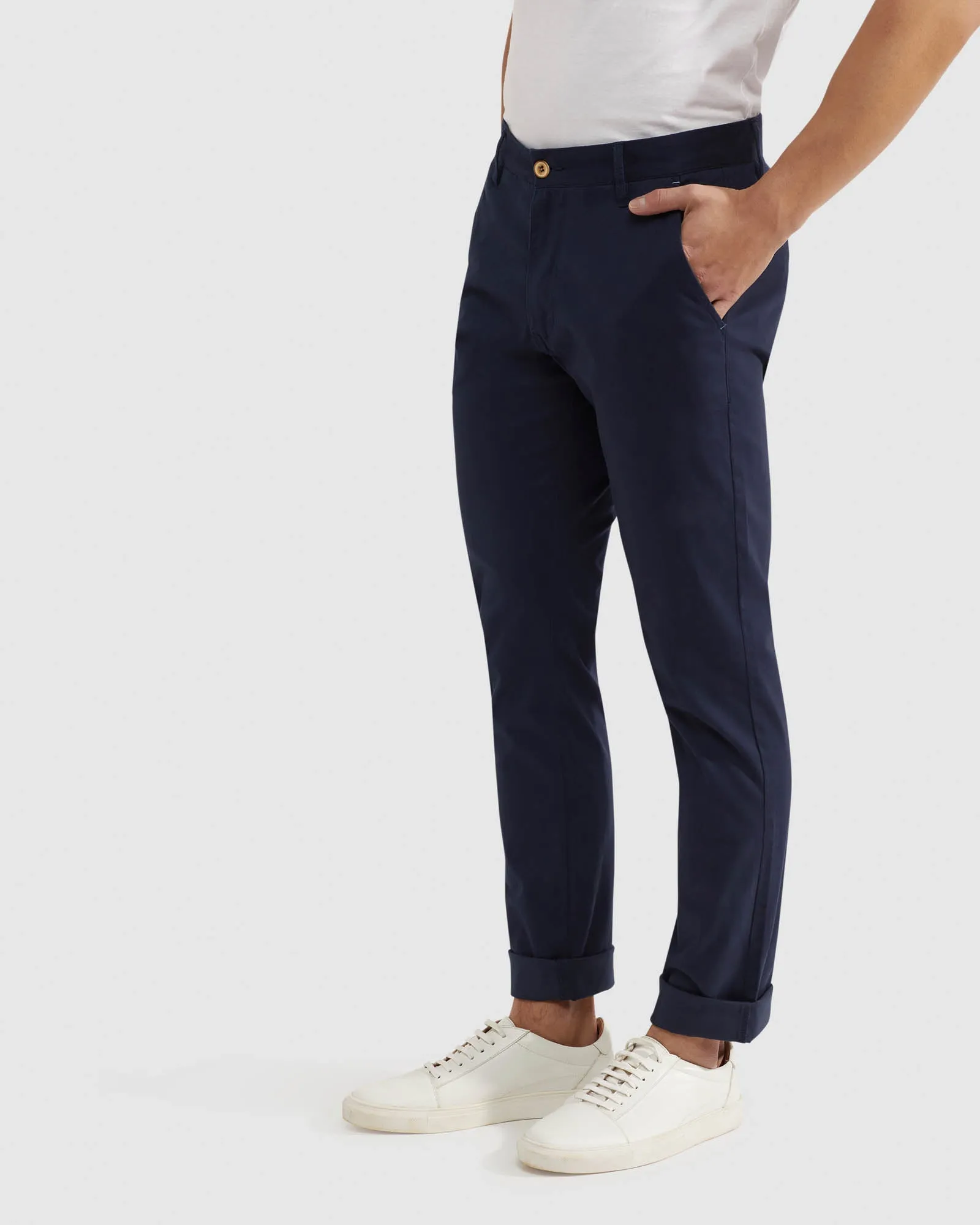Stretch Skinny Fit Organic Cotton Chinos