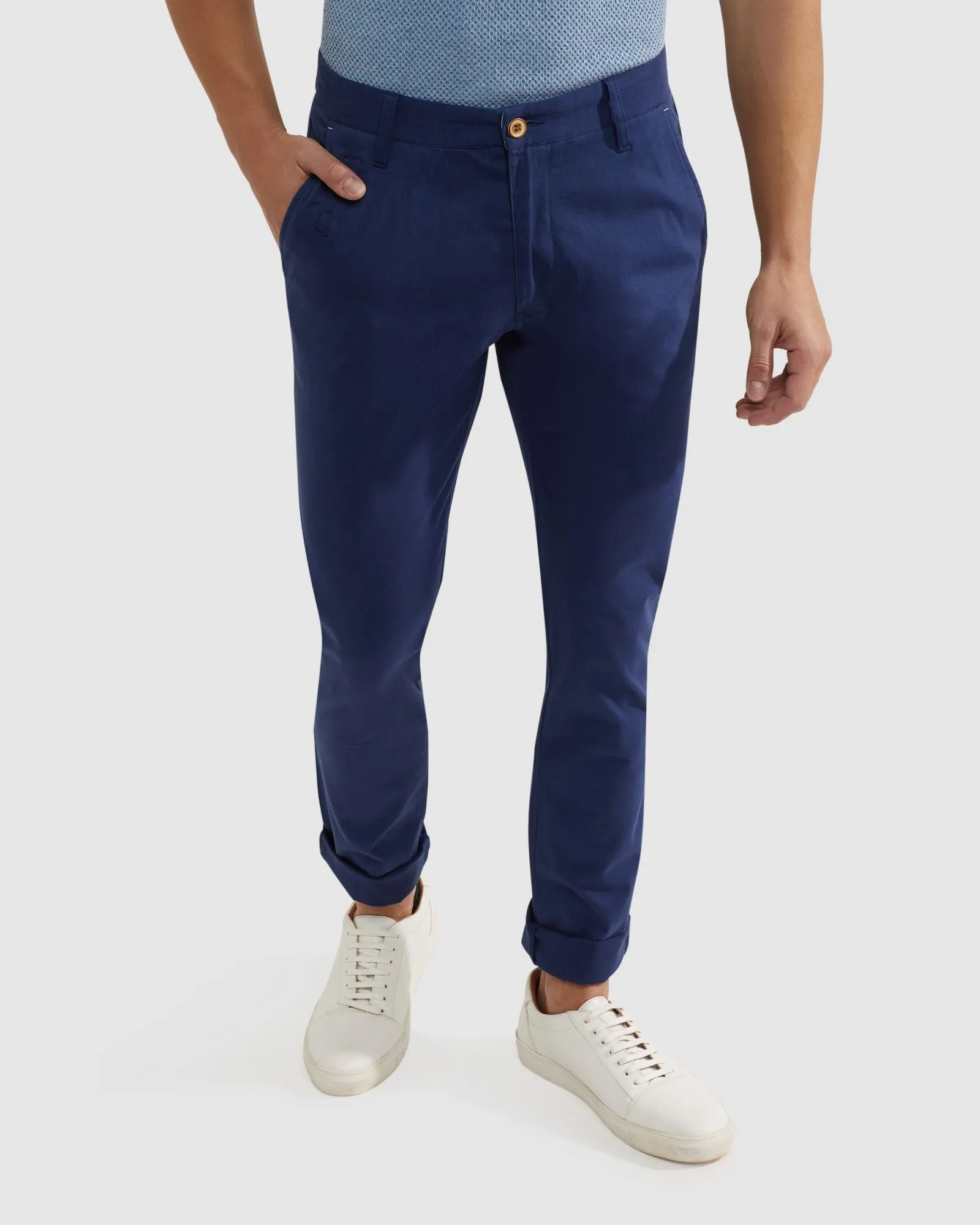 Stretch Skinny Fit Organic Cotton Chinos