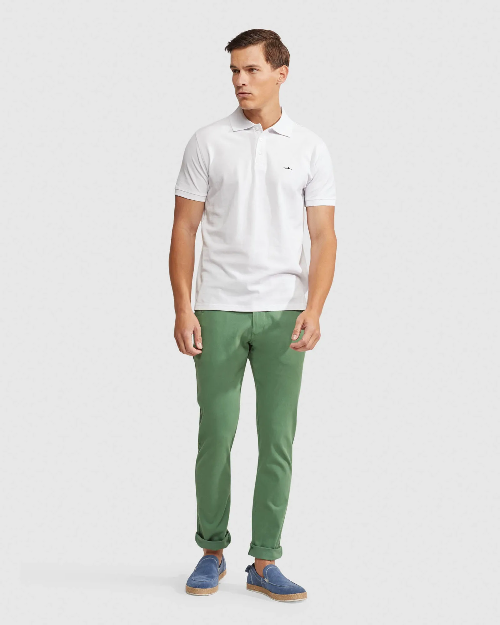 Stretch Skinny Fit Organic Cotton Chinos