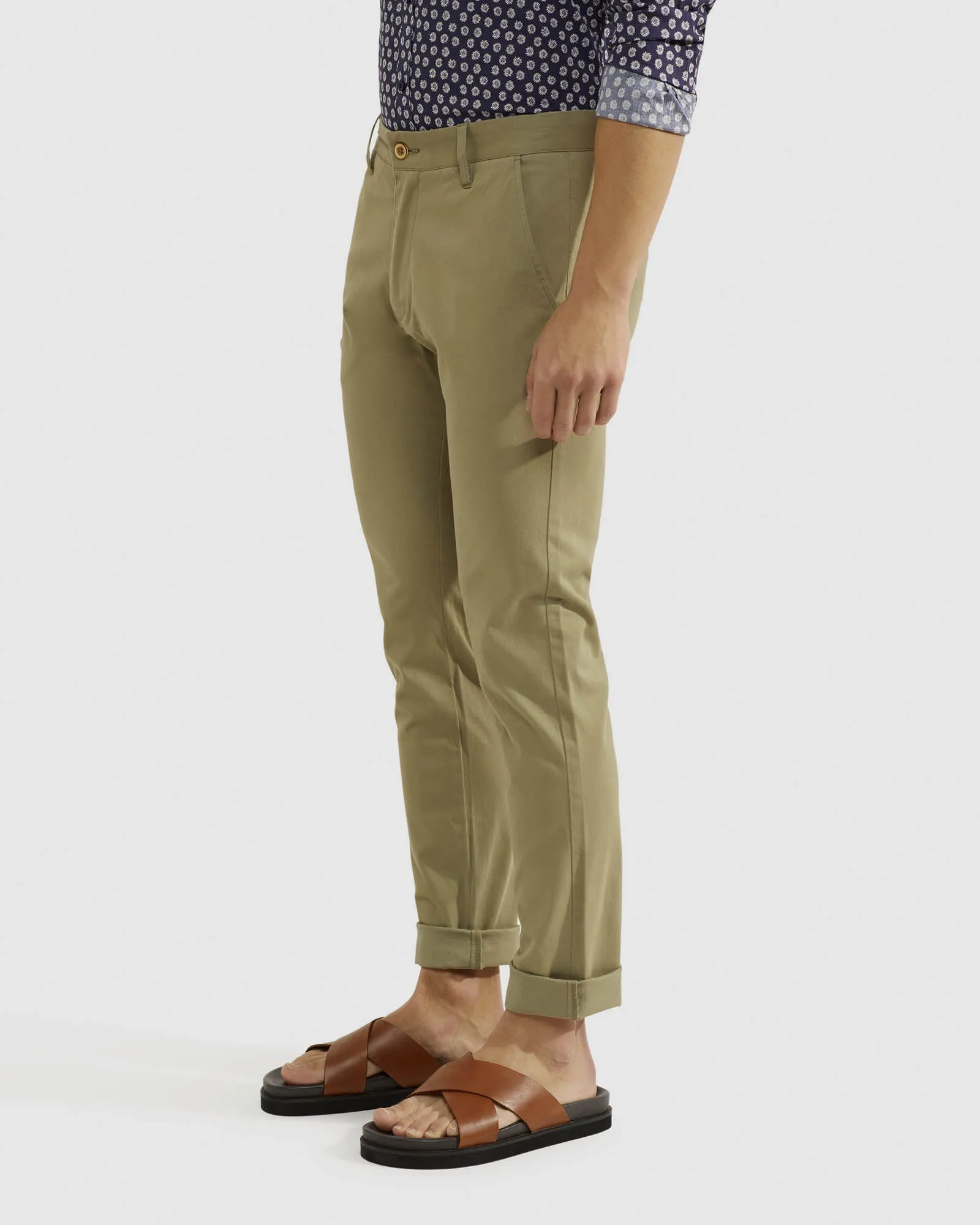 Stretch Skinny Fit Organic Cotton Chinos