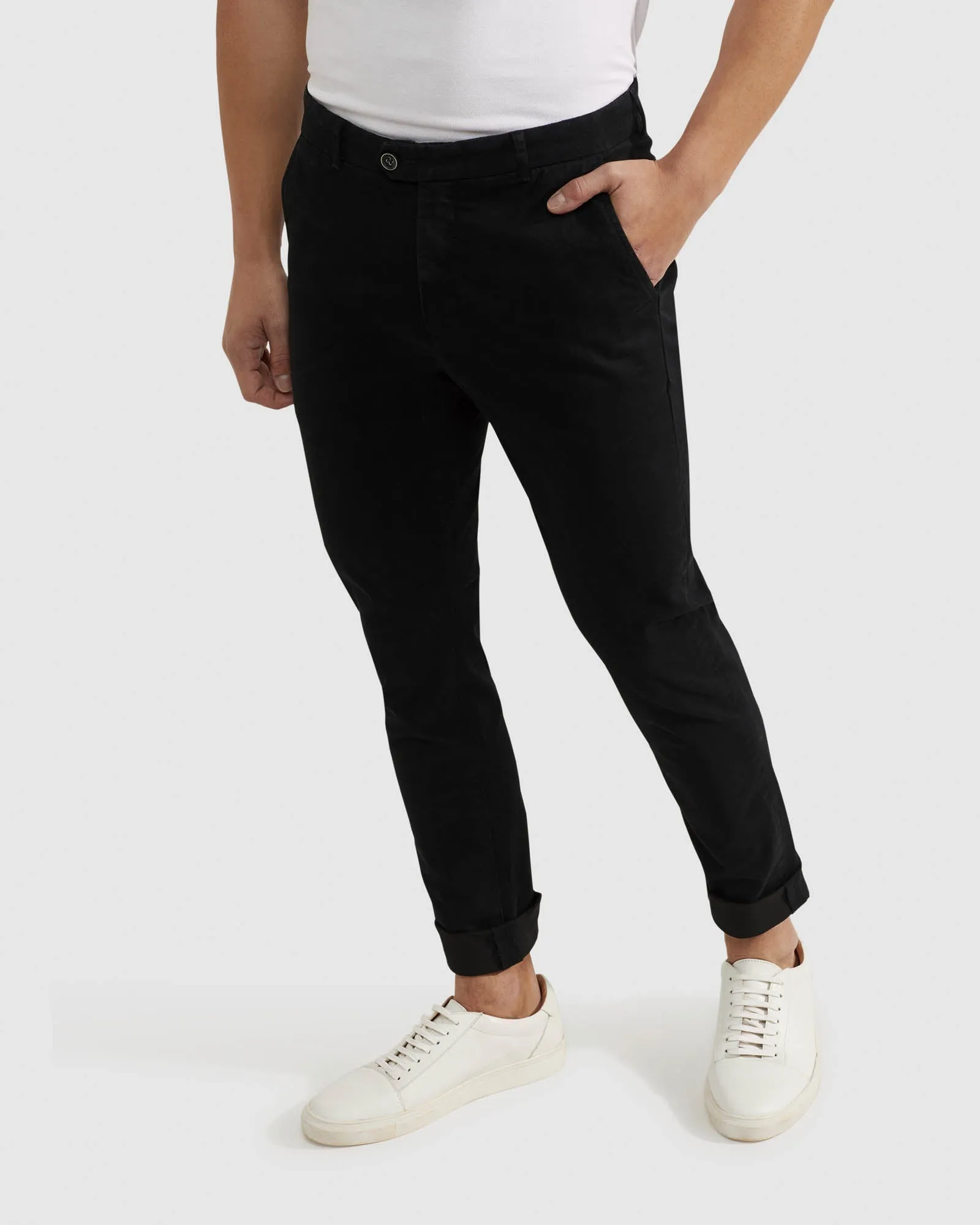 Stretch Skinny Fit Organic Cotton Chinos
