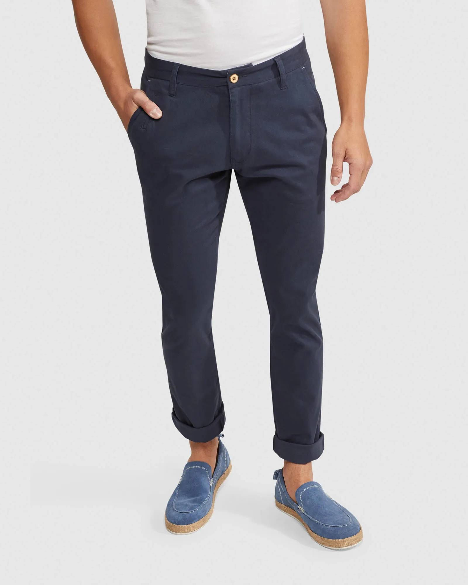 Stretch Skinny Fit Organic Cotton Chinos
