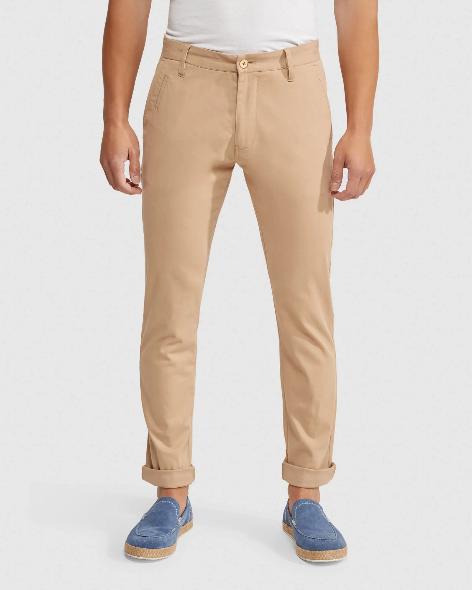 Stretch Skinny Fit Organic Cotton Chinos