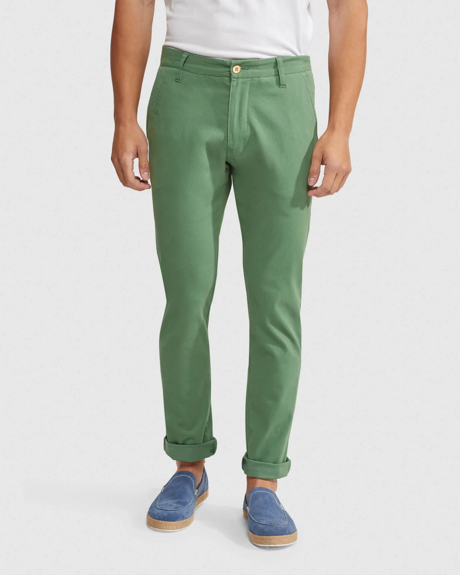 Stretch Skinny Fit Organic Cotton Chinos