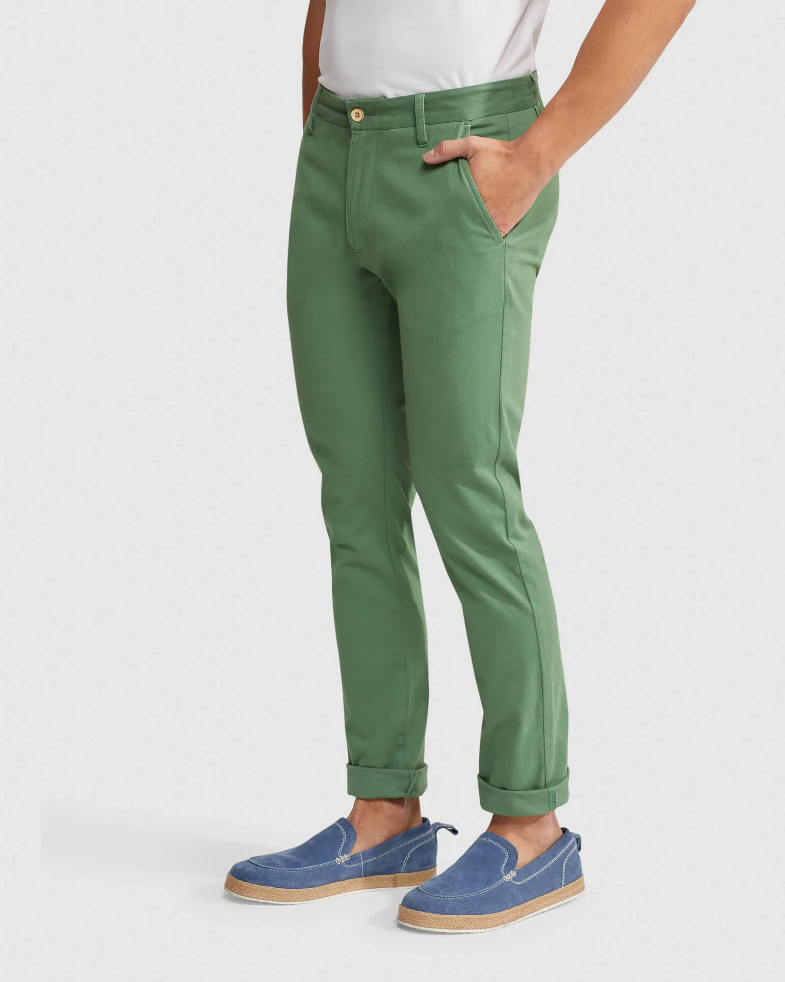 Stretch Skinny Fit Organic Cotton Chinos