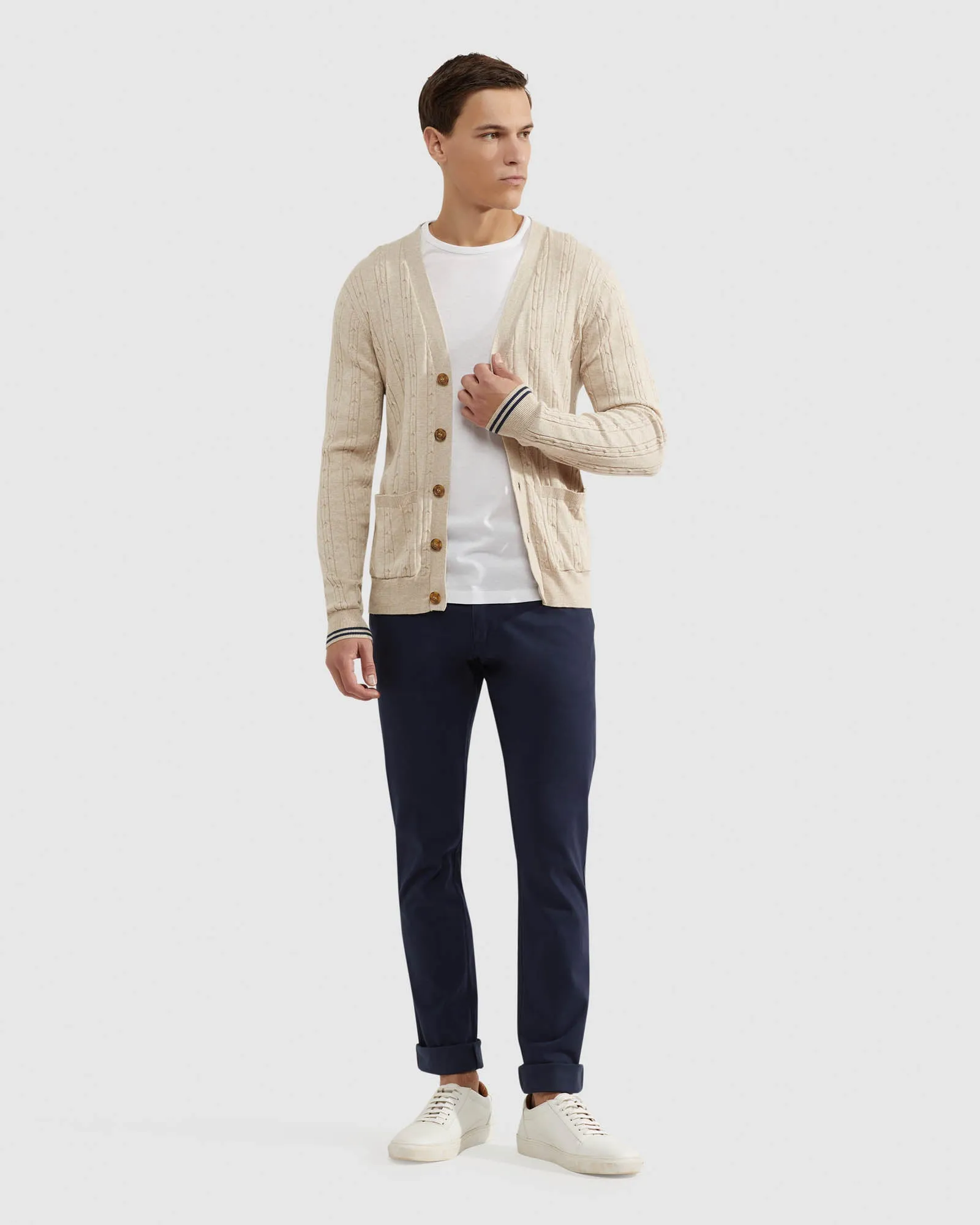 Stretch Skinny Fit Organic Cotton Chinos