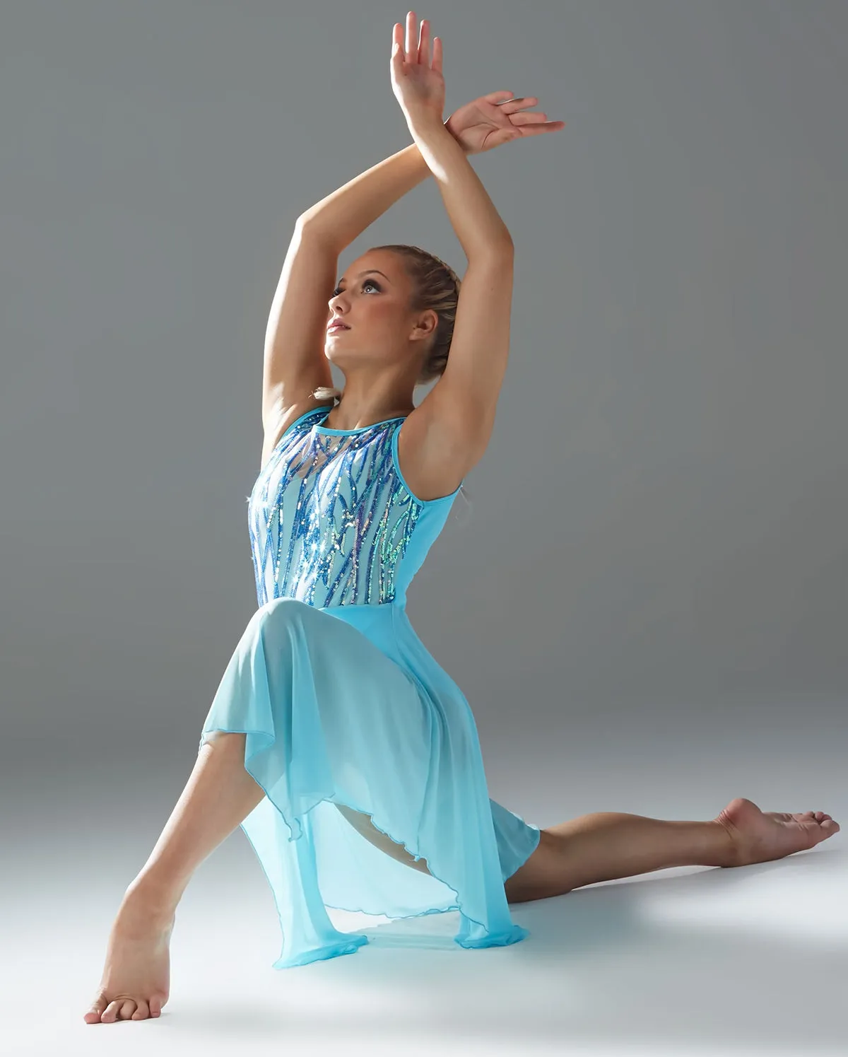 Studio 7, ELSIE LYRICAL DRESS, Sky Blue, Childs, CHD24