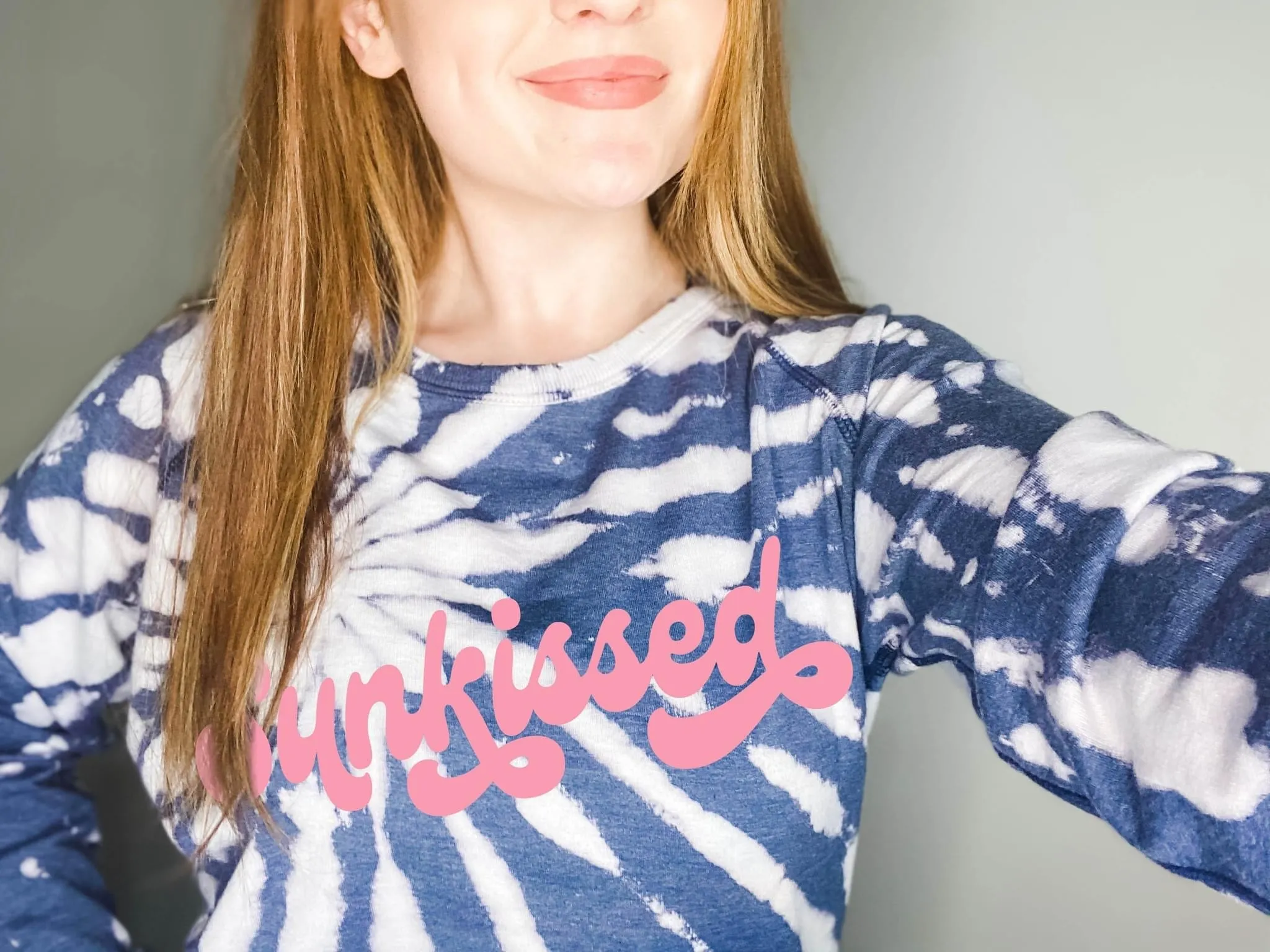 Sunkissed Navy Spiral Pullover