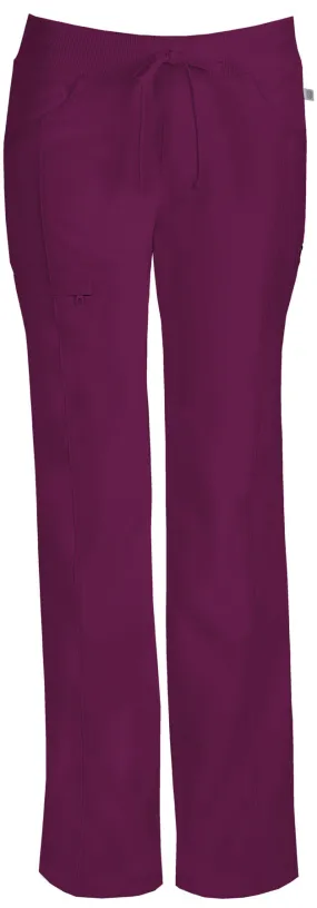 SVH - OB Nurses - 1123A Wine Ladies Low Rise Straight Leg Drawstring Pant