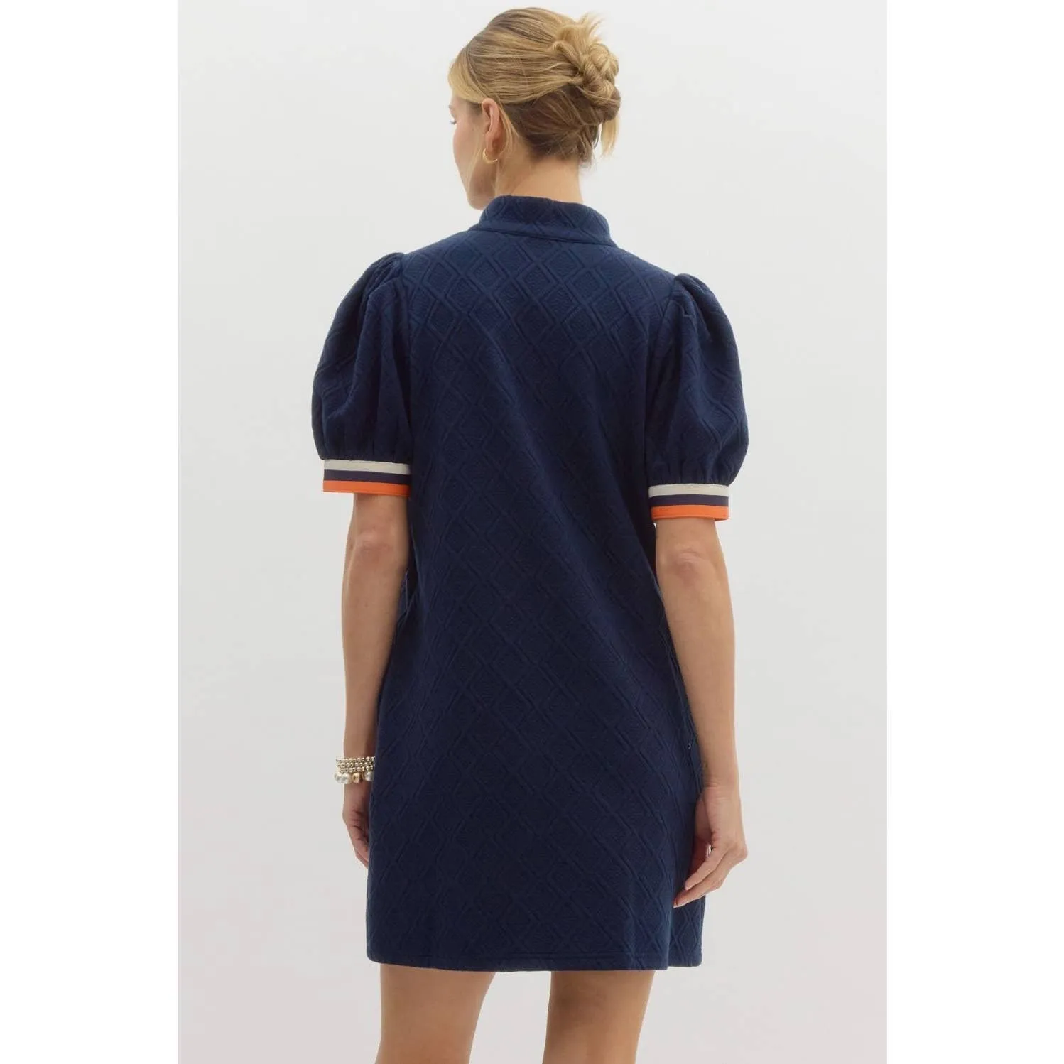 Textured Knit Mini Dress