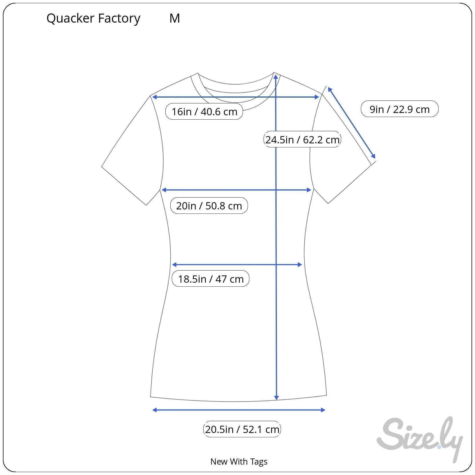 The Quacker Factory Blue Ribbed Knit Sequin Round Neck Short Sleeve Women's Shirt