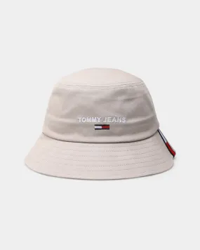Tommy Jeans Men's Sport Bucket Hat Soft Beige
