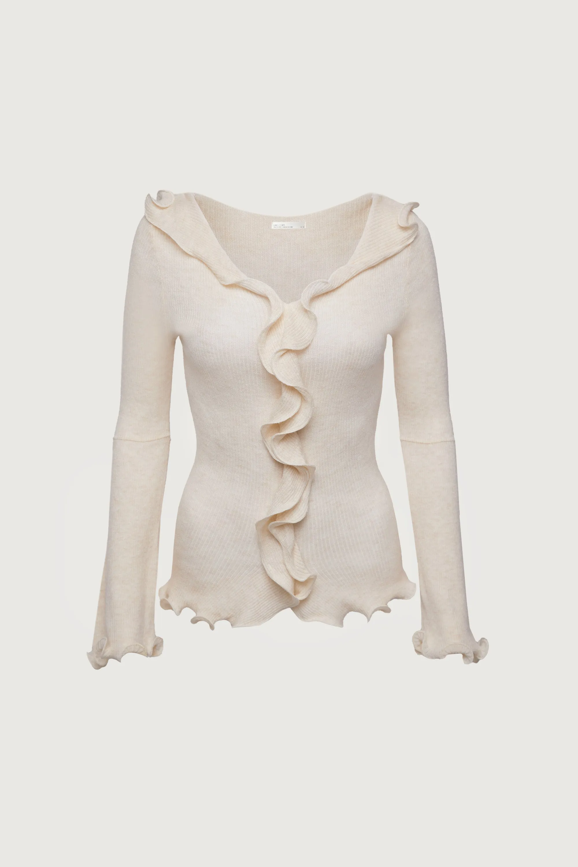 TOP WITH RUFFLE DETAIL