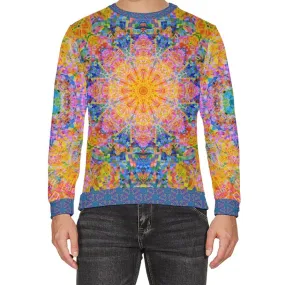 Traveling Waves Velour Sweater
