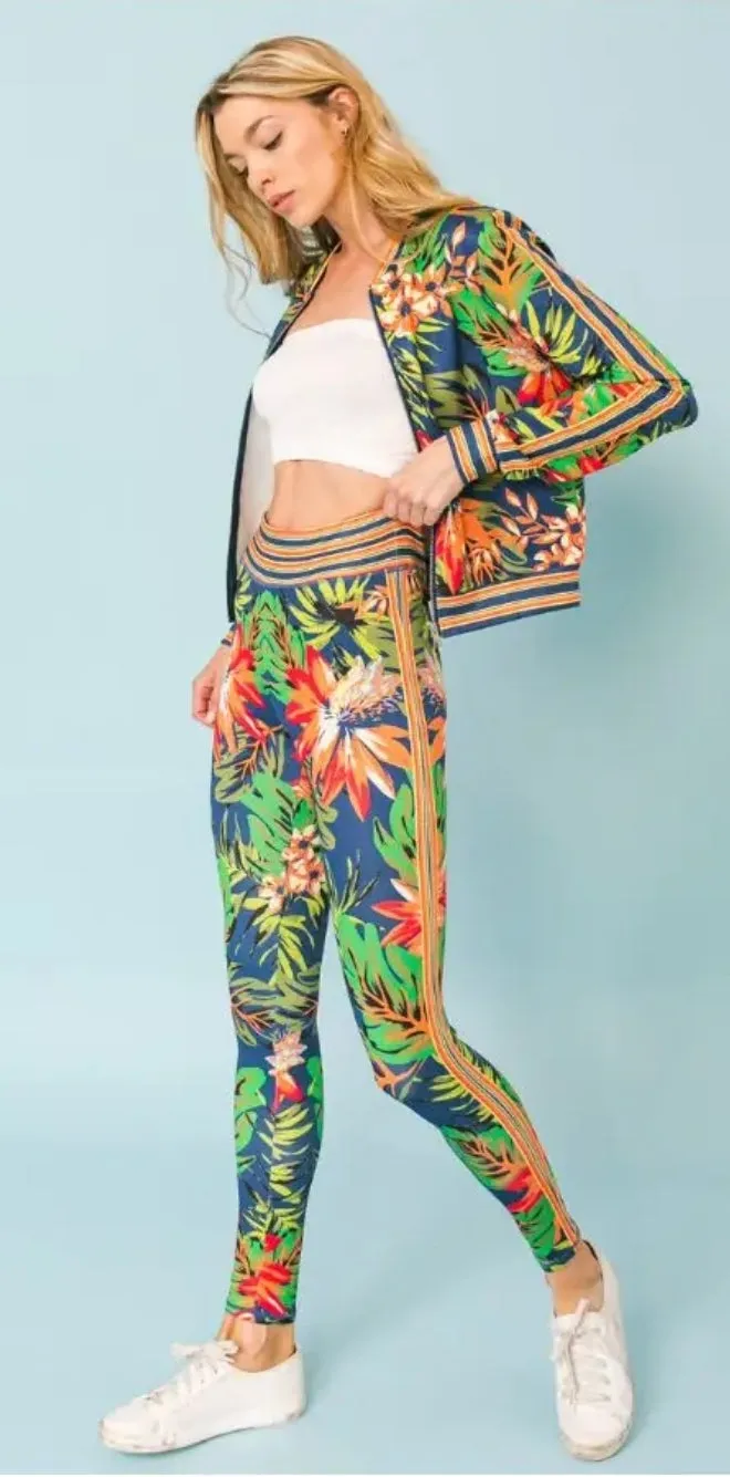 Tropical Pant Set
