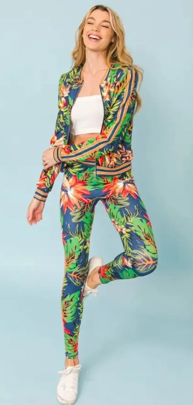 Tropical Pant Set