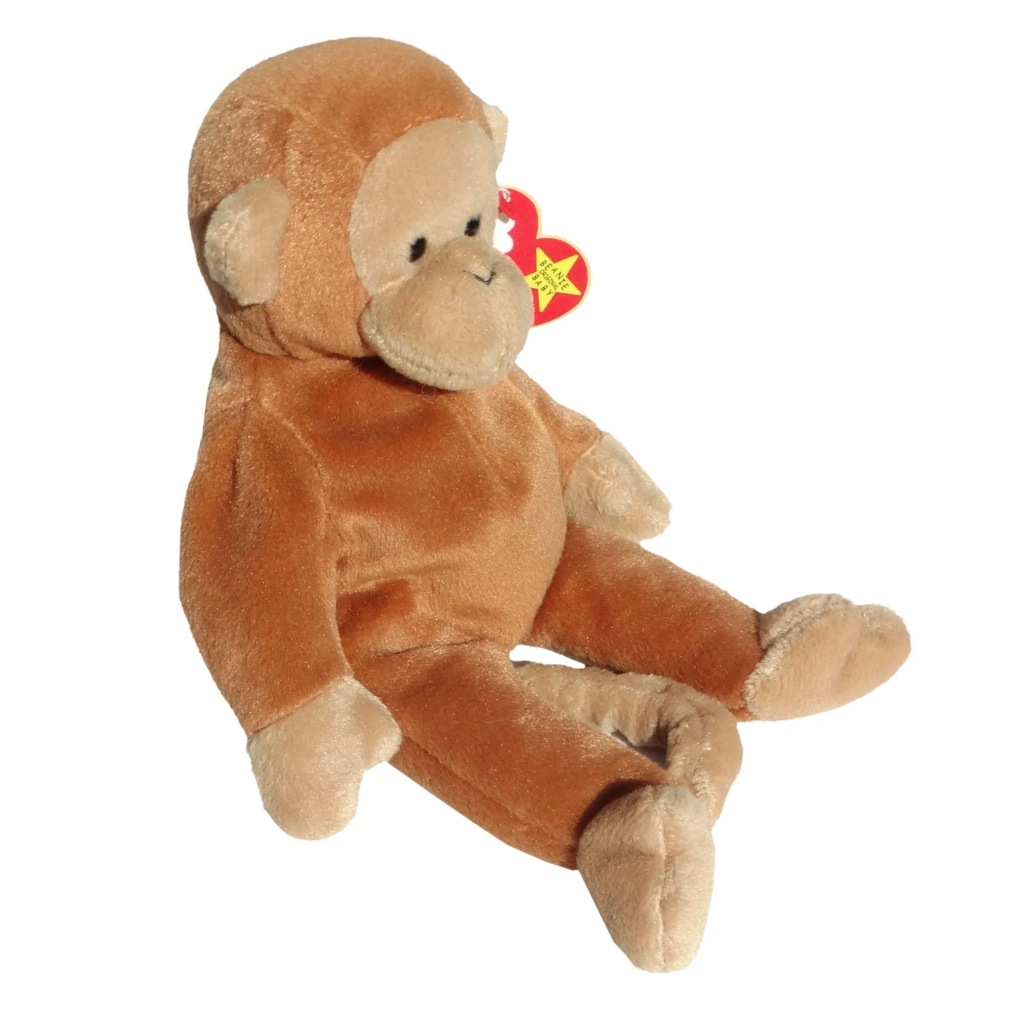 Ty BONGO Bear 1995 Original Beanie Baby Plush Collectible Toy