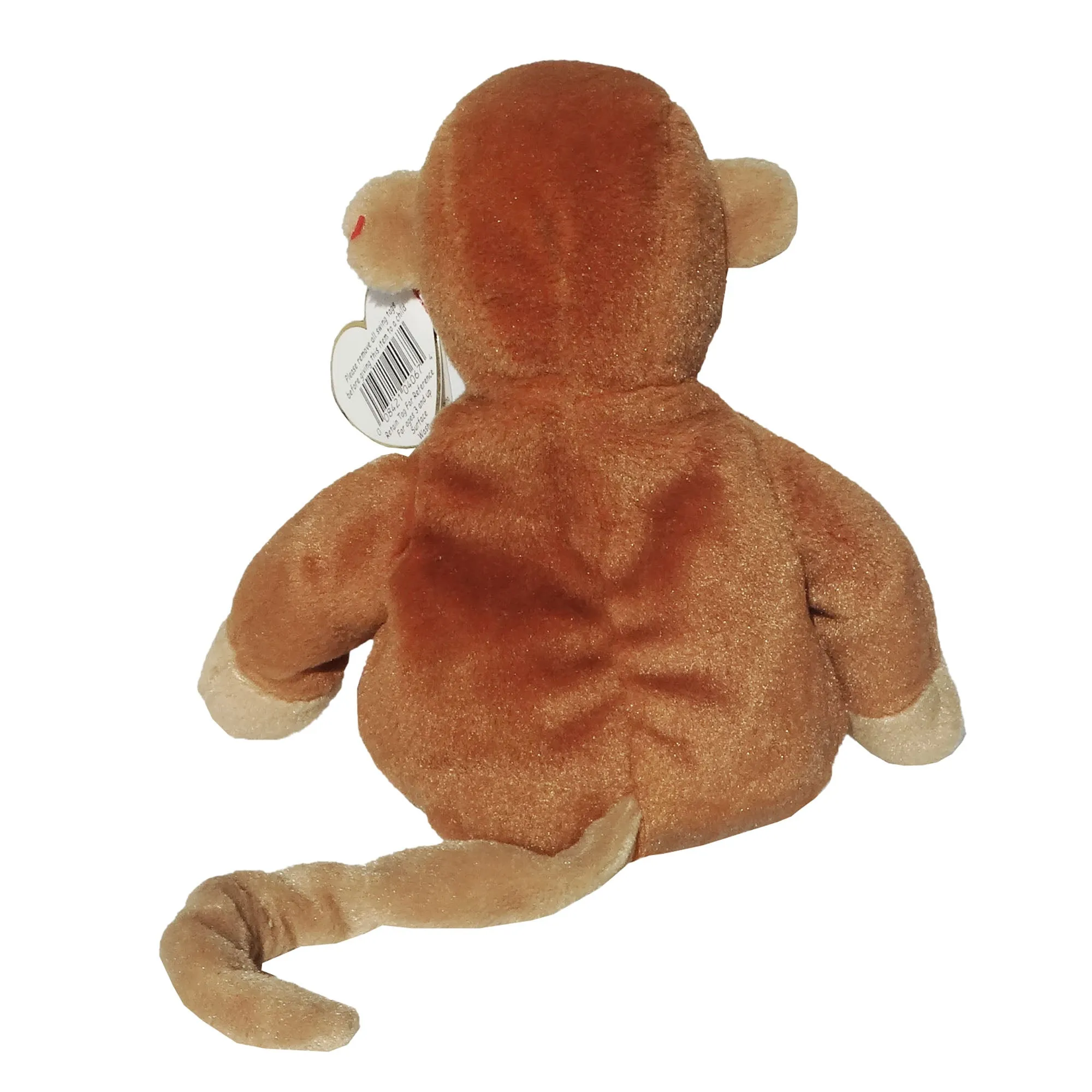 Ty BONGO Bear 1995 Original Beanie Baby Plush Collectible Toy