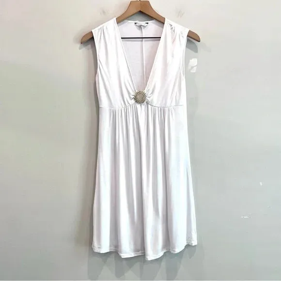 V-Neck Swim Cover Dress