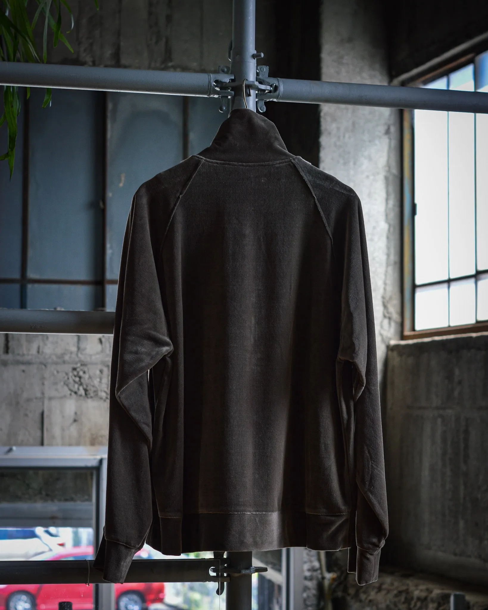VELOUR TRACK JACKET(GRAY)