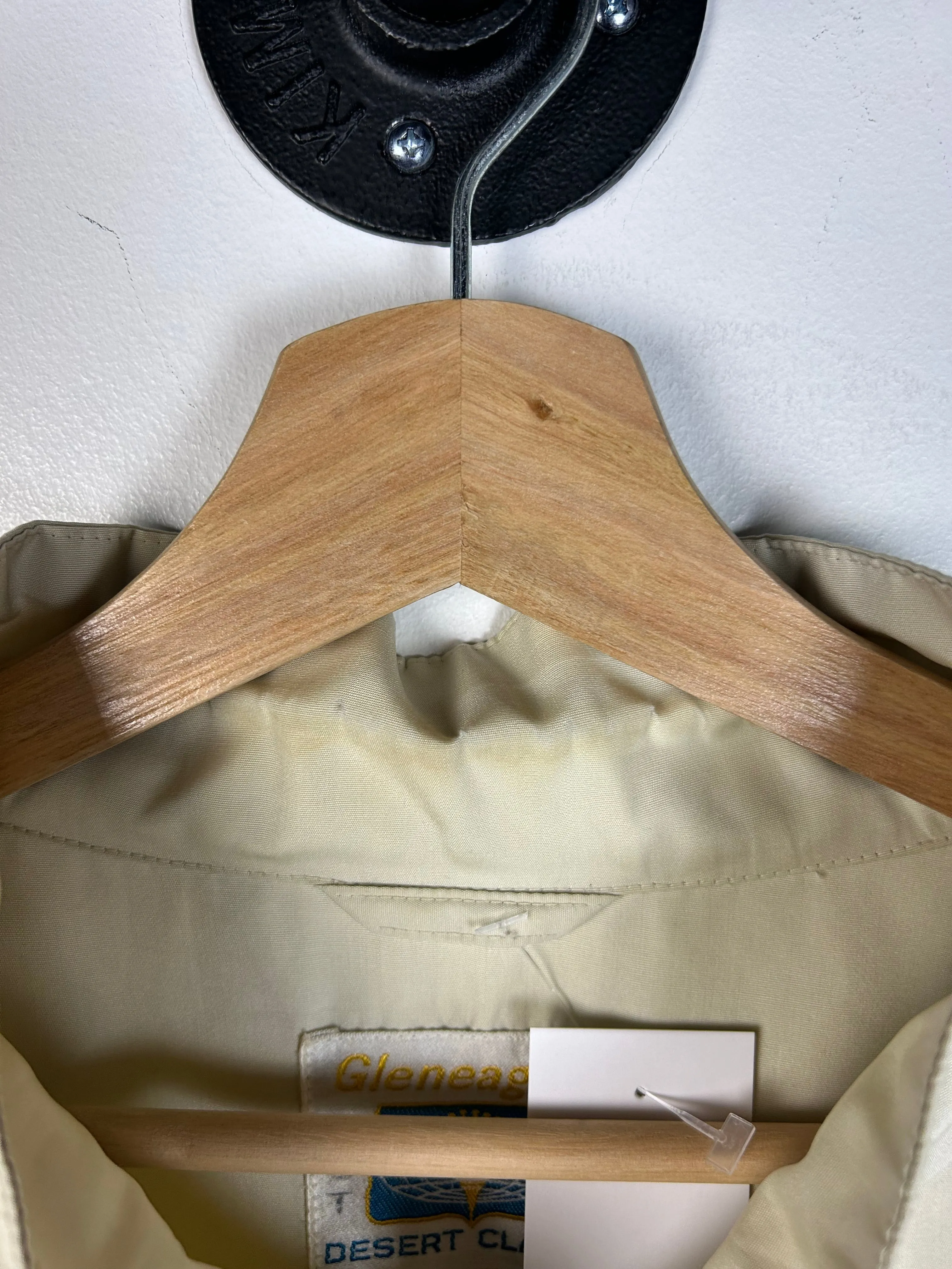 Vintage 70's Gleneagles Beige Harrington Cropped Jacket