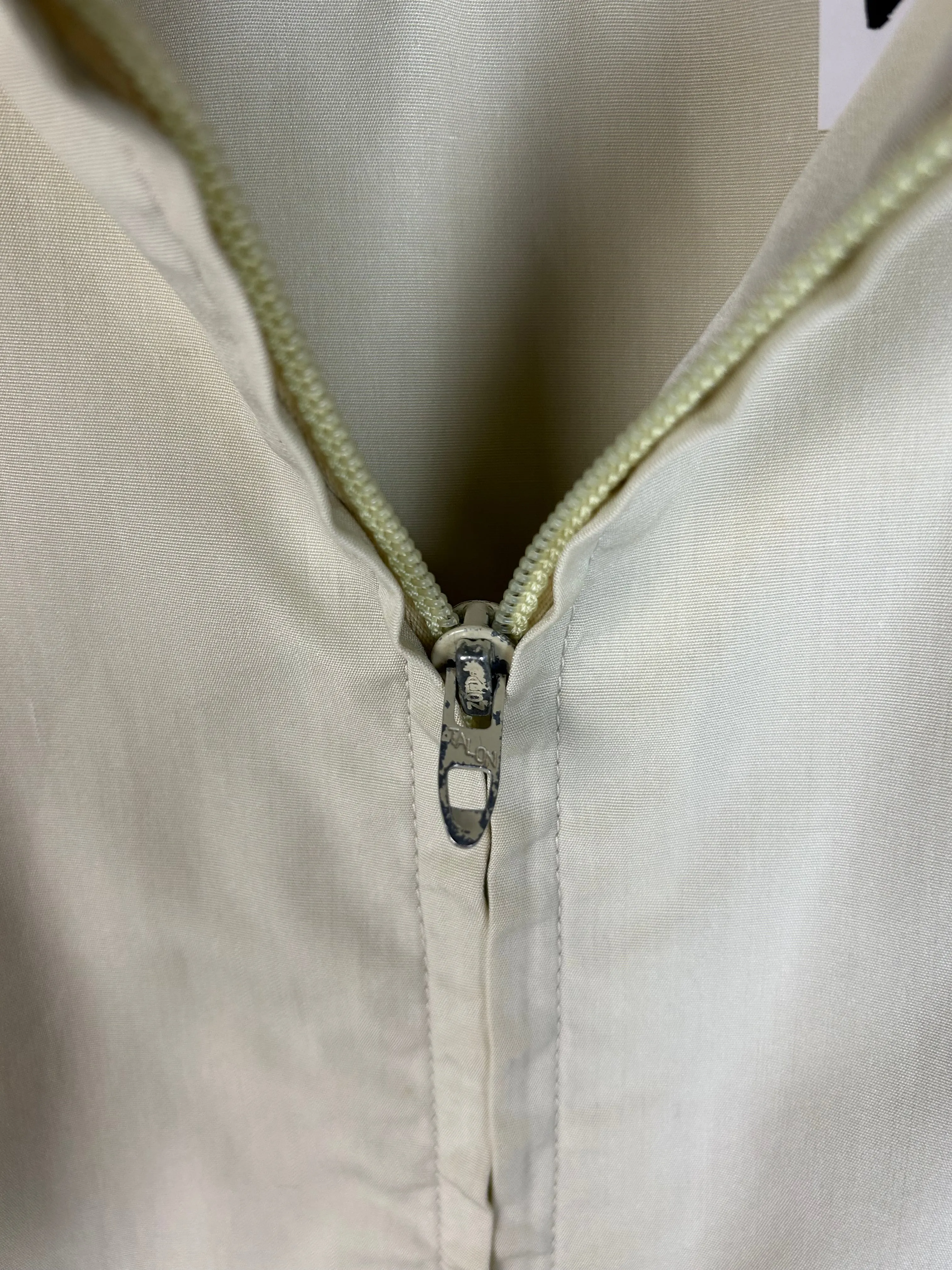 Vintage 70's Gleneagles Beige Harrington Cropped Jacket